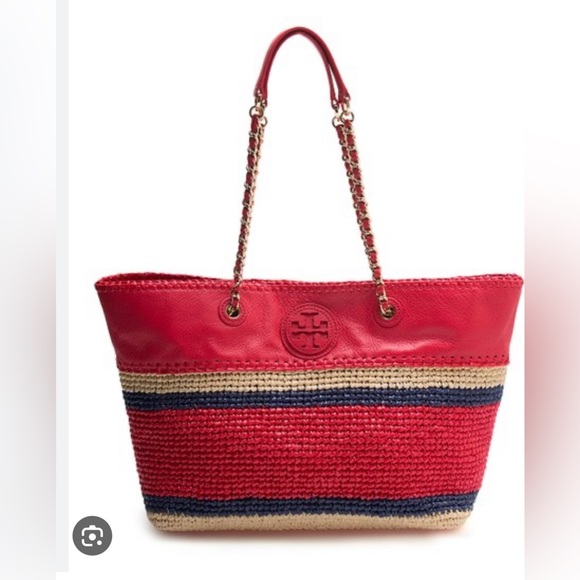 Tory Burch Handbags - Tory Burch Straw Summer Tote Bag!